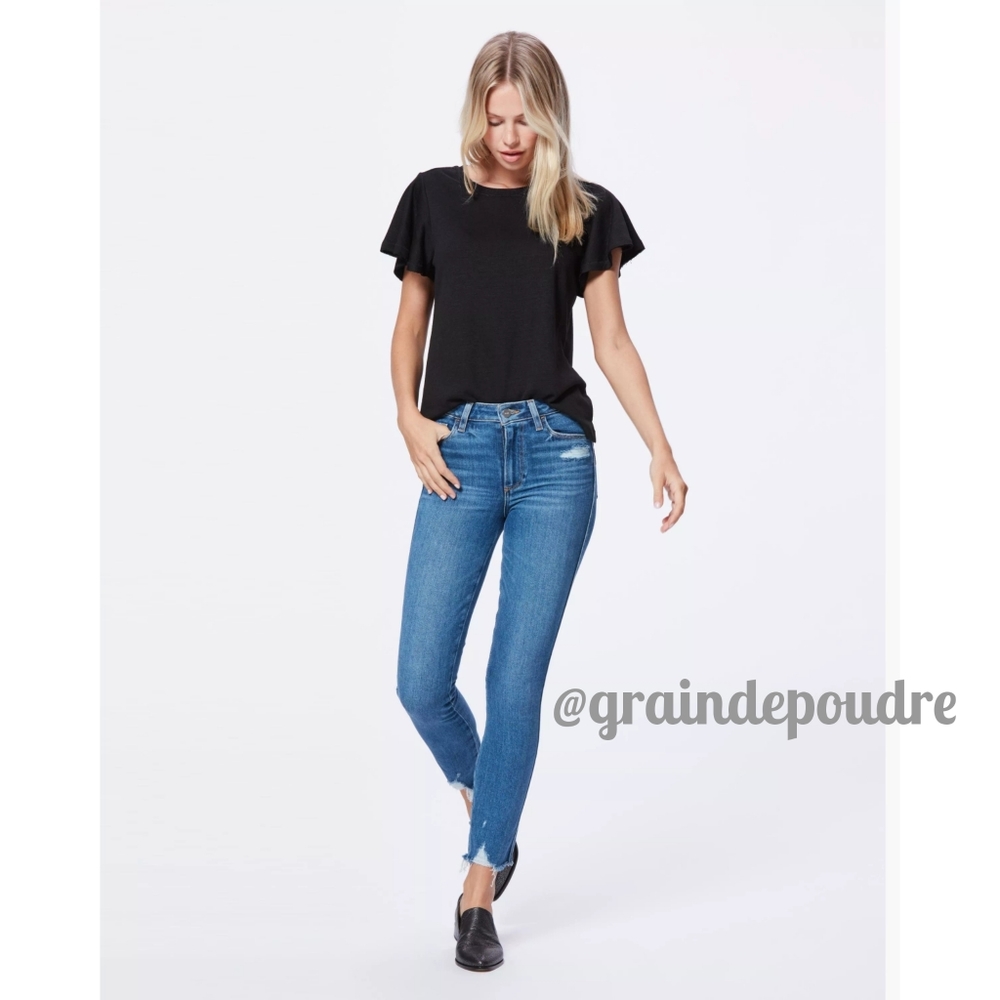 NWT Paige Hoxton Skinny Jean Jazlyn Destructed 24